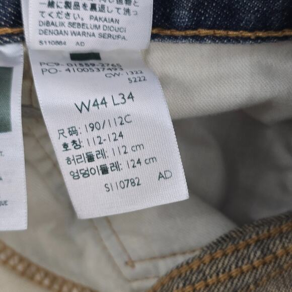 Levi's 559‎ jeans 44x34 blue denim mens 6850 - Picture 10 of 11